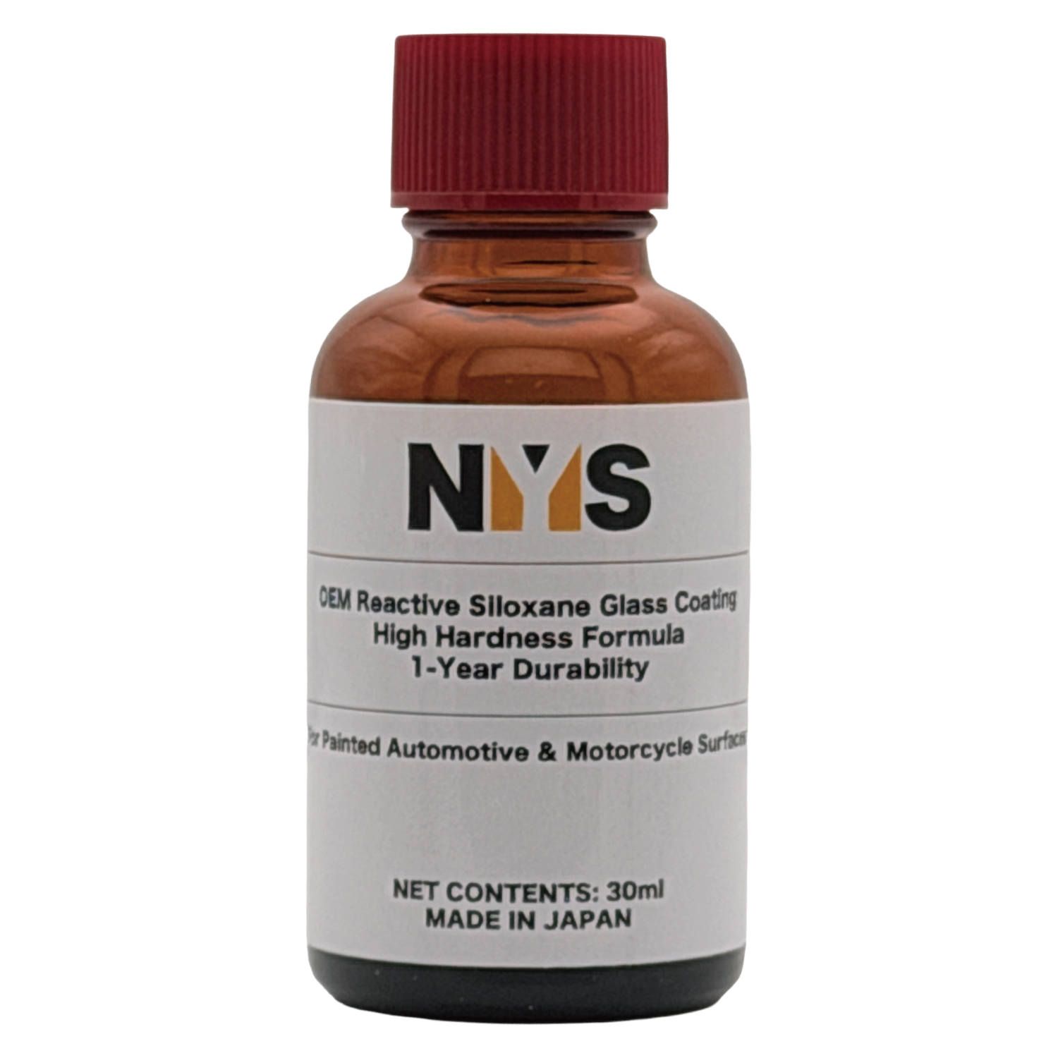 OEM Reactive Siloxane Glass Coating - High Hardness Formula 1-Year Durability 30ml