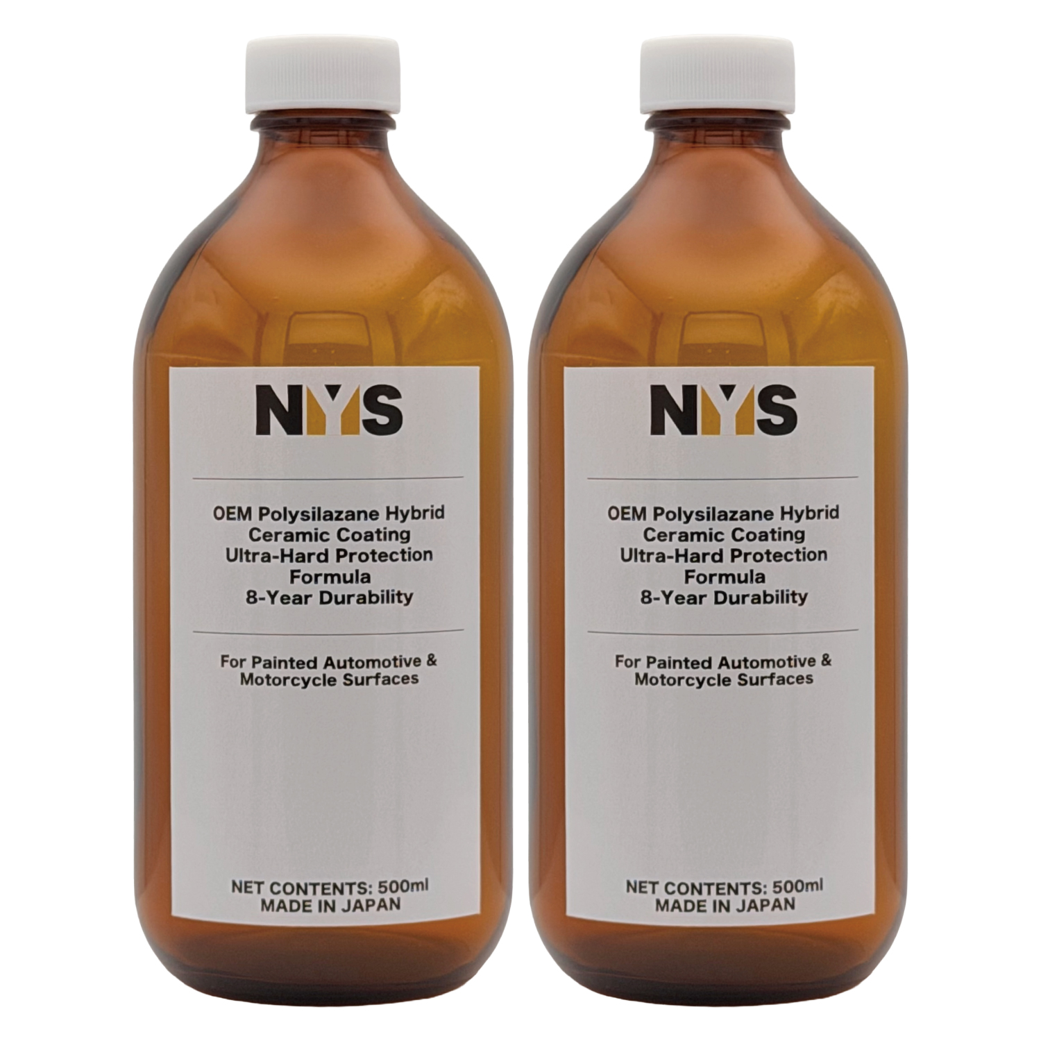 OEM Polysilazane Hybrid Ceramic Coating - Ultra-Hard Protection Formula 8-Year Durability 1L (500ml ×2)