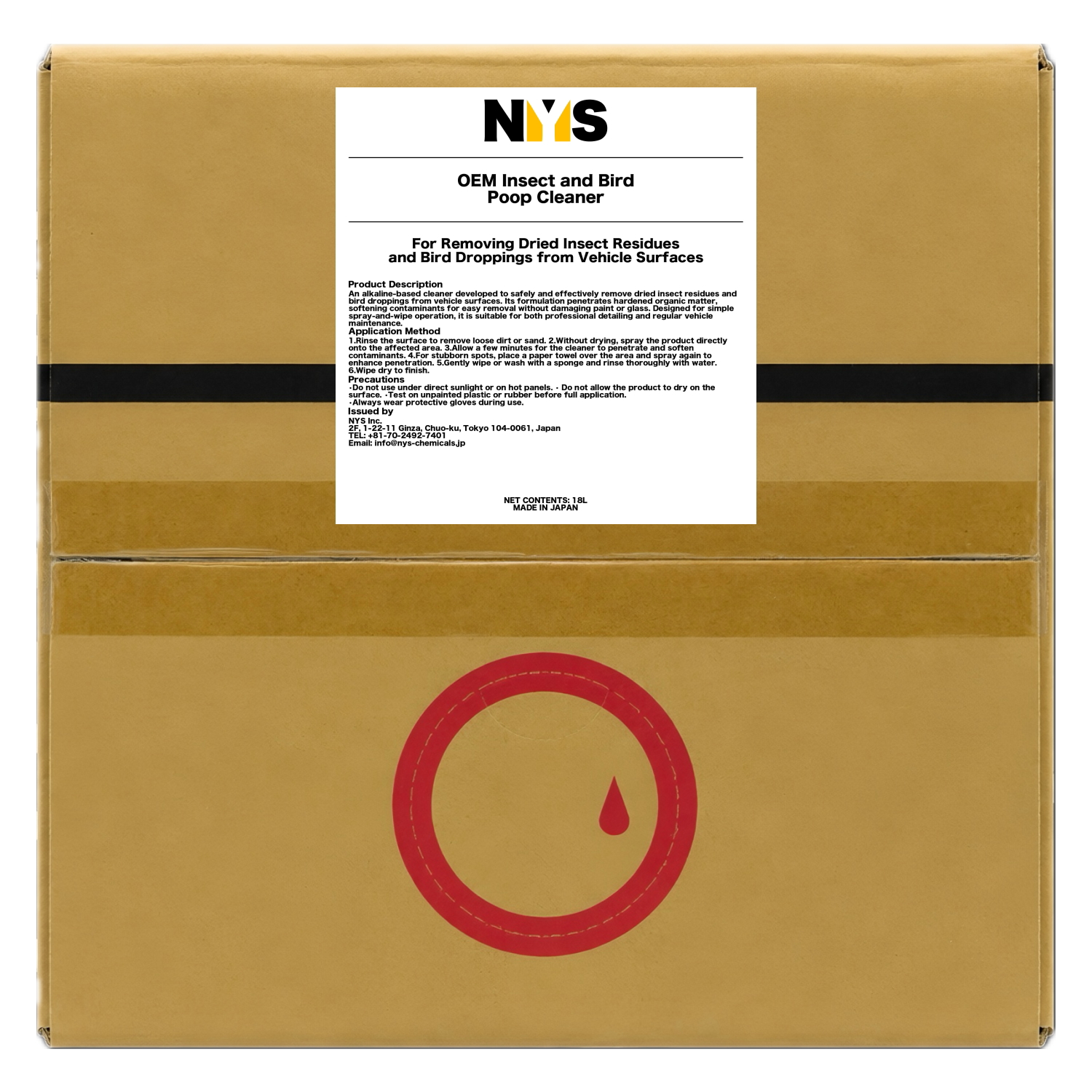 OEM Insect and Bird Poop Cleaner 18L