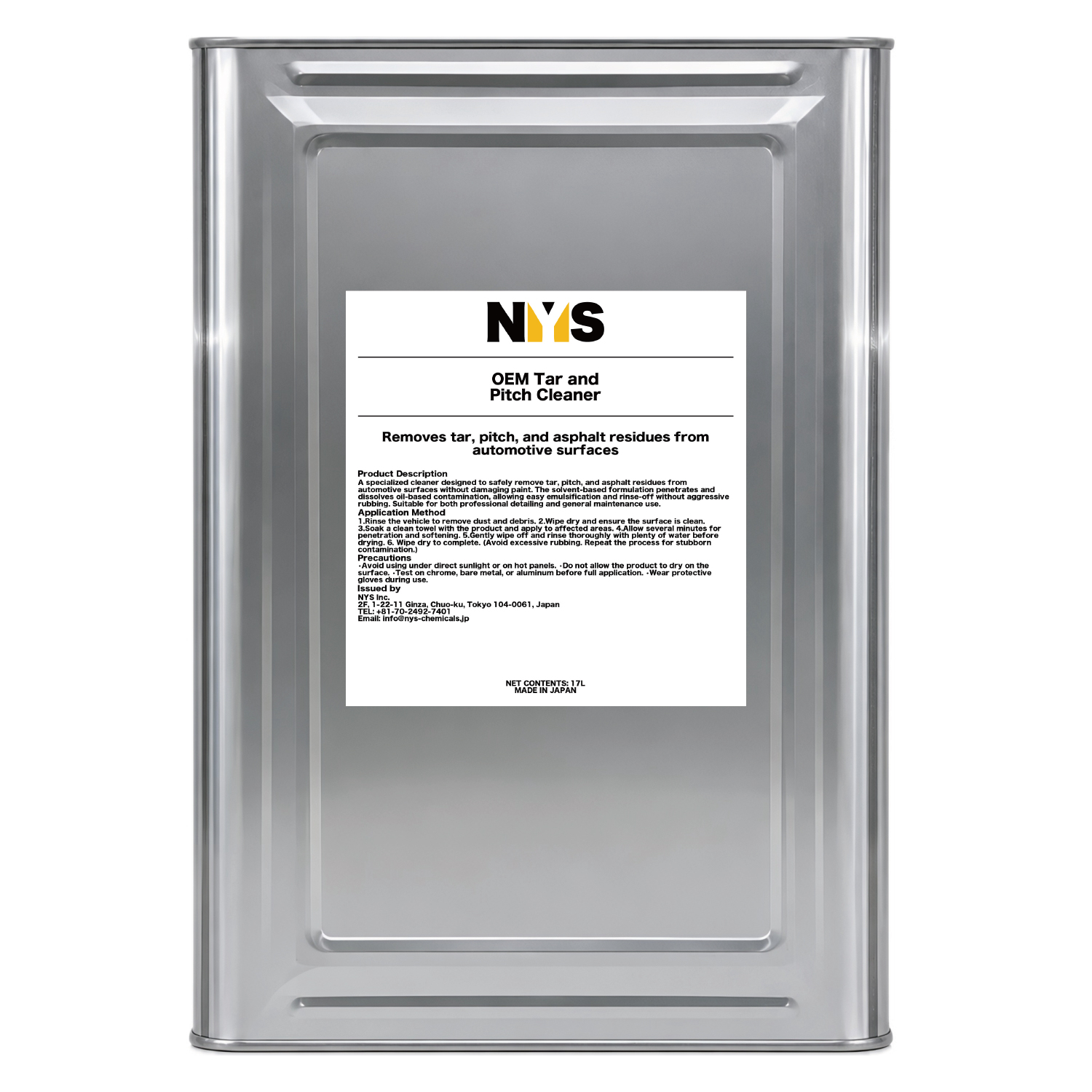 OEM Tar and Pitch Cleaner 17L